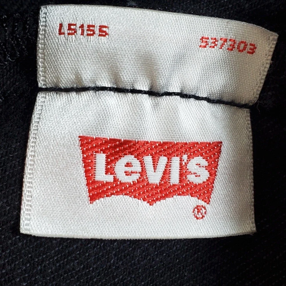LEVIS 501 Men's 42X32 ACTUAL MEASURE 40X30‎ Black Jeans Straight Button Fly Y2K